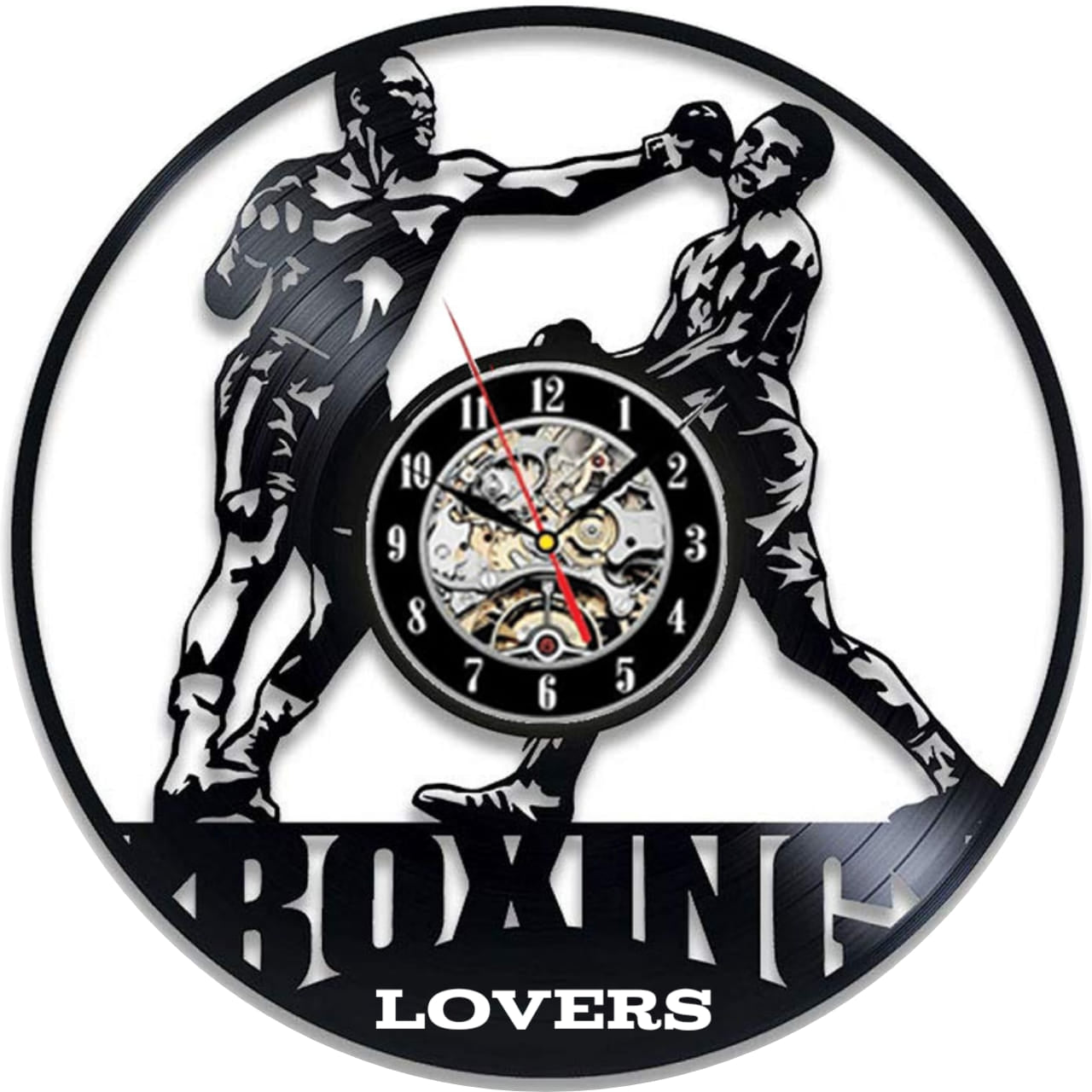 Orologio da parete Boxe realizzato a mano