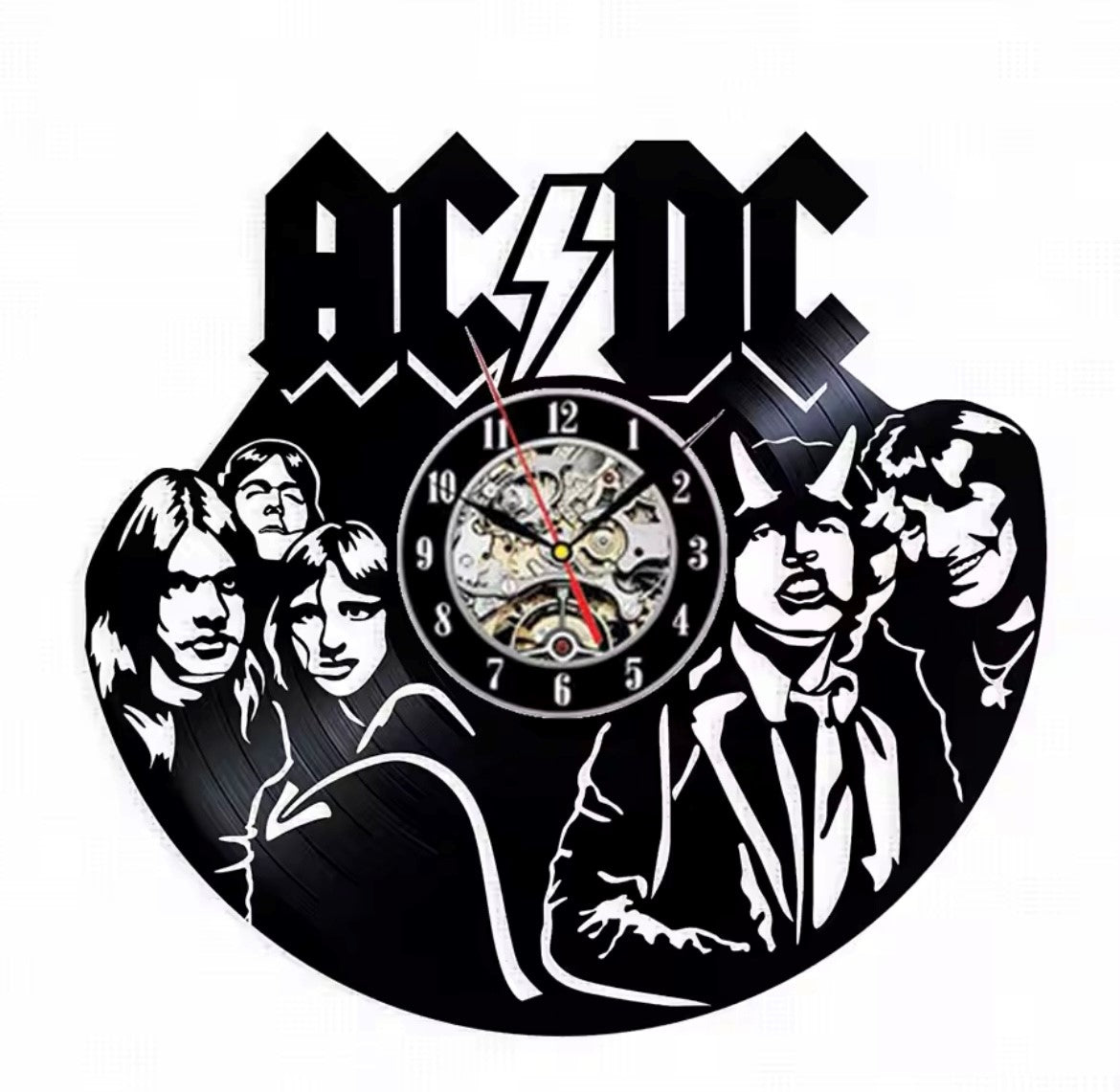Orologio da parete ACDC AC/DC realizzato a mano
