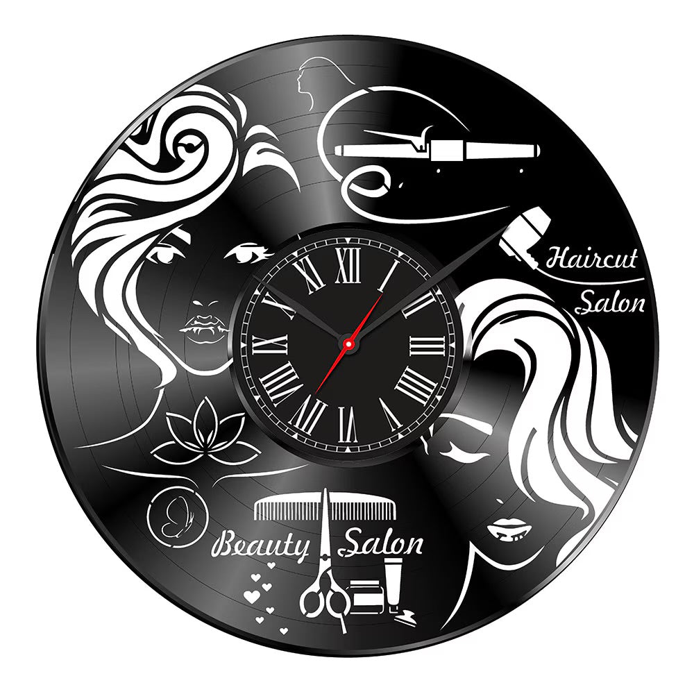 Orologio da parete Beauty Salon realizzato a mano