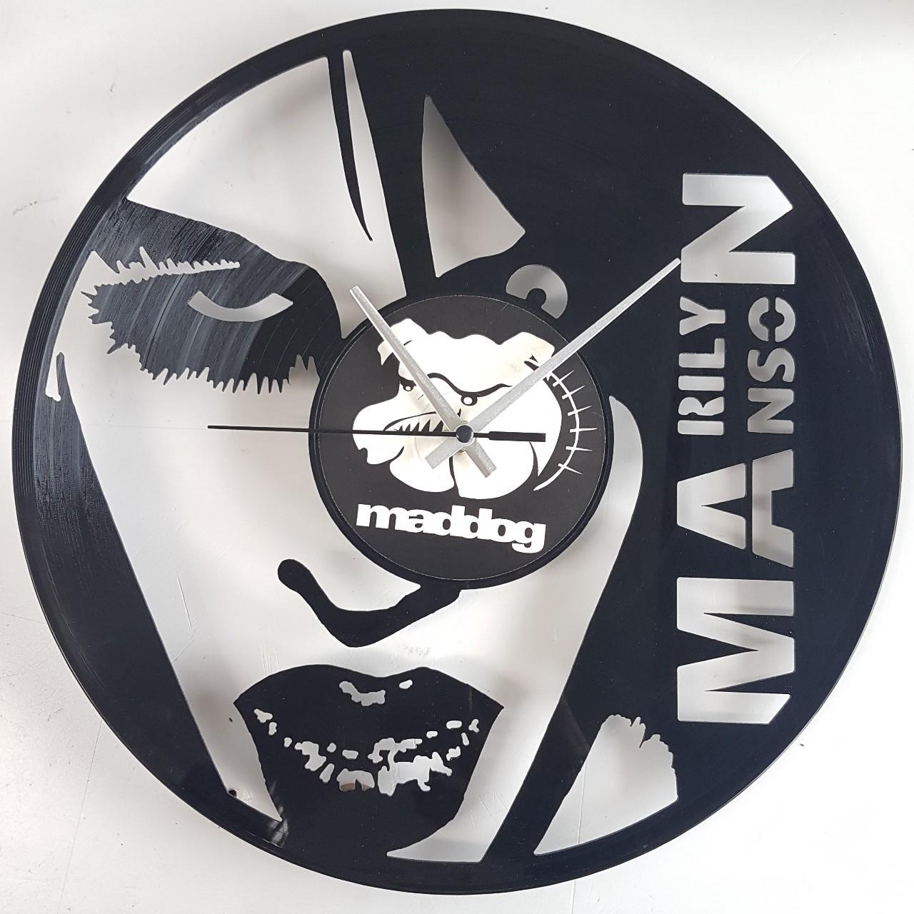 Orologio da parete Marilyn Manson 2 realizzato a mano