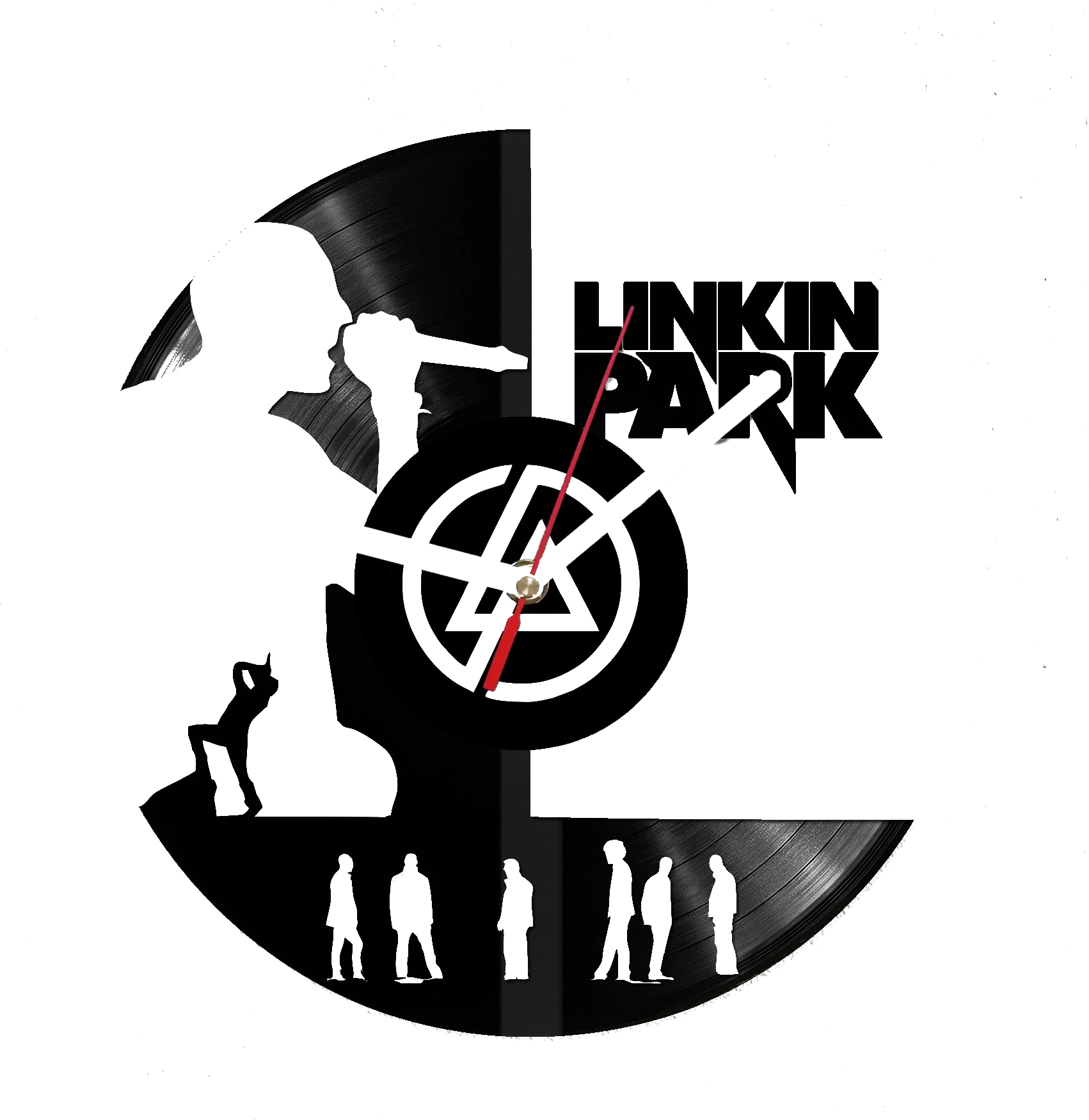 Orologio da parete Linkyn Park realizzato a mano