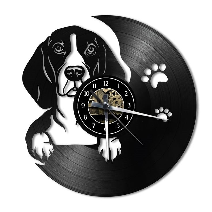 Orologio da parete Cane Bassotto realizzato a mano