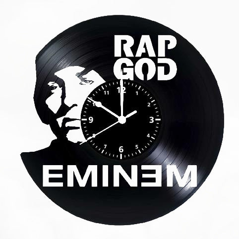 Orologio da parete Eminem Rapper realizzato a mano