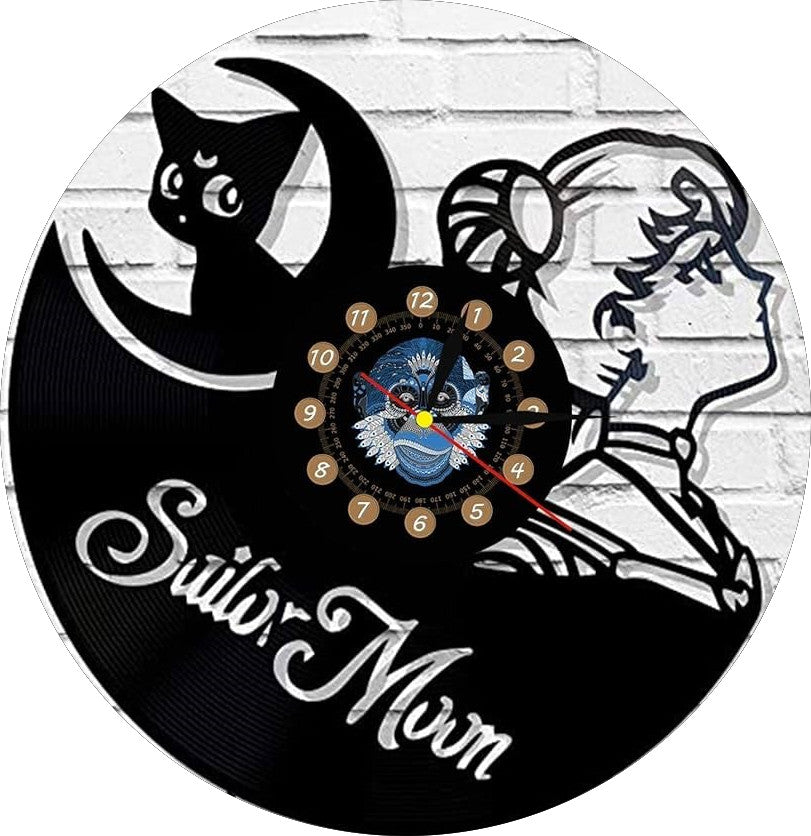 Orologio da parete Sailor Moon realizzato a mano
