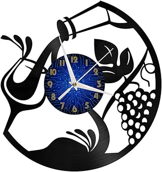 Orologio da parete Vino distillerie realizzato a mano