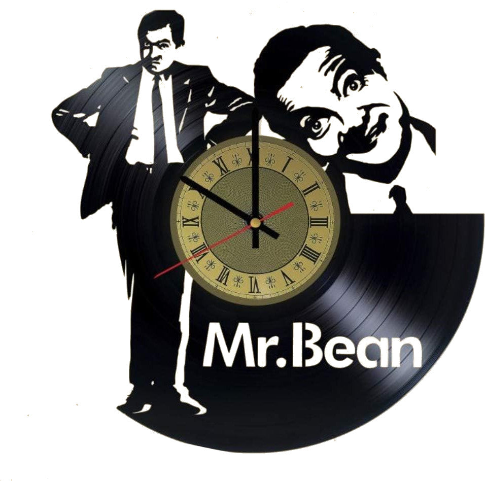 Orologio da parete Mr. Bean realizzato a mano