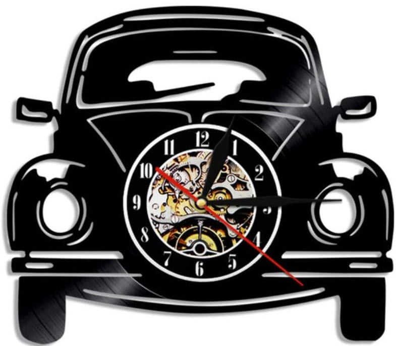 Orologio da parete Maggiolone realizzato a mano