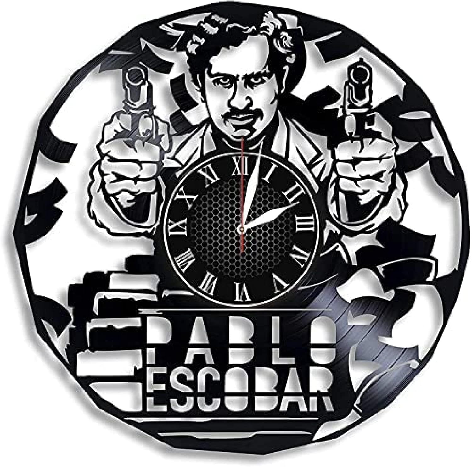 Orologio da parete Pablo Escobar realizzato a mano