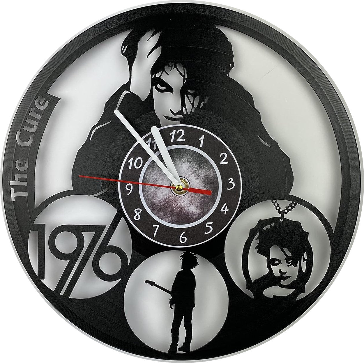 Orologio da parete The Cure Robert Smith realizzato a mano