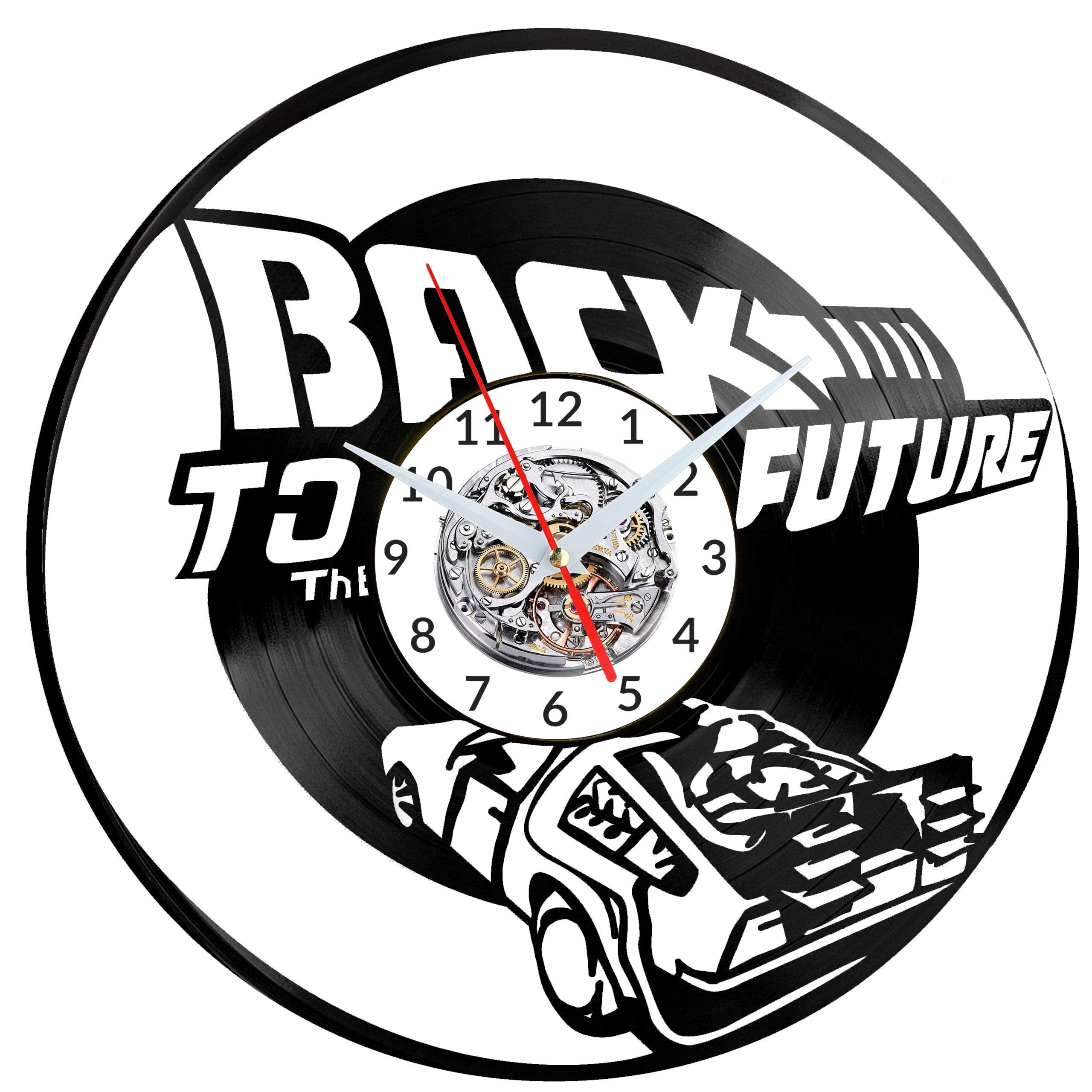 Orologio da parete Back to the Future 2 realizzato a mano