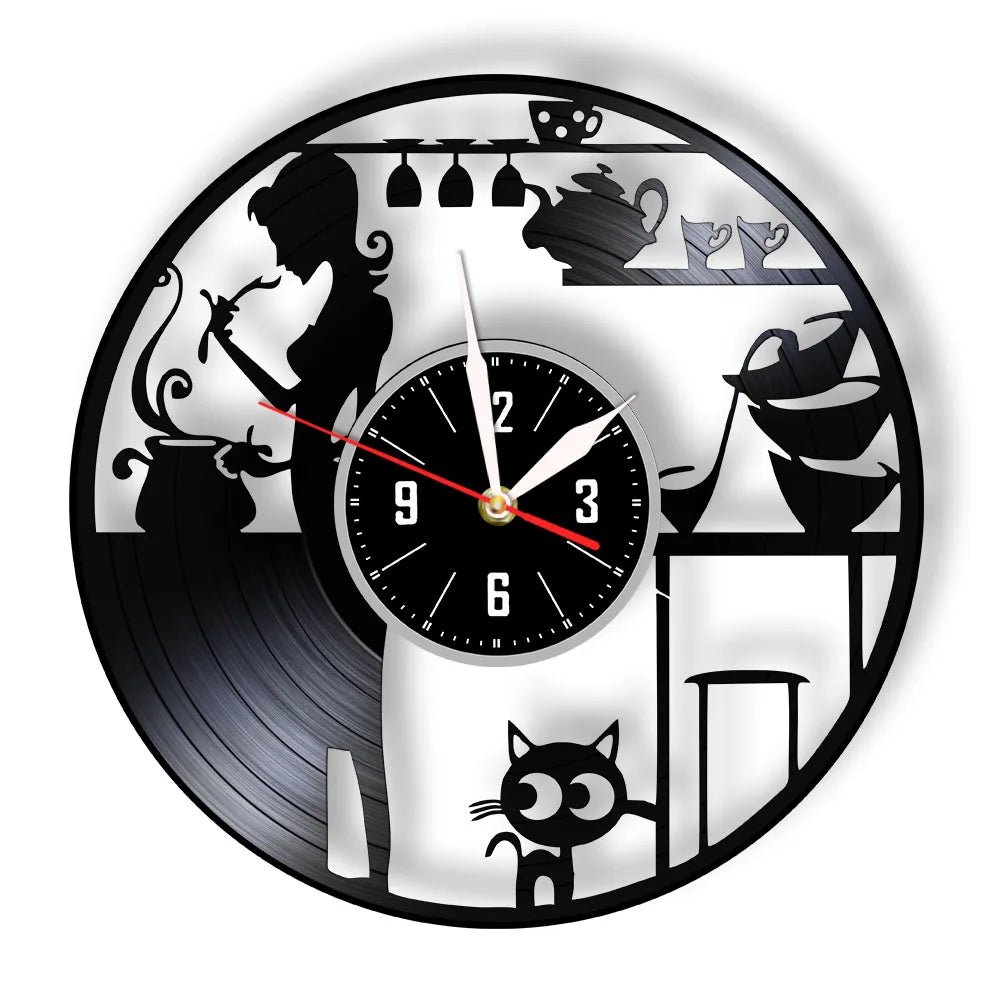 Orologio da parete KITCHEN realizzato a mano