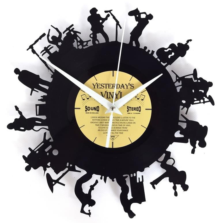 Orologio da parete Orchestra realizzato a mano