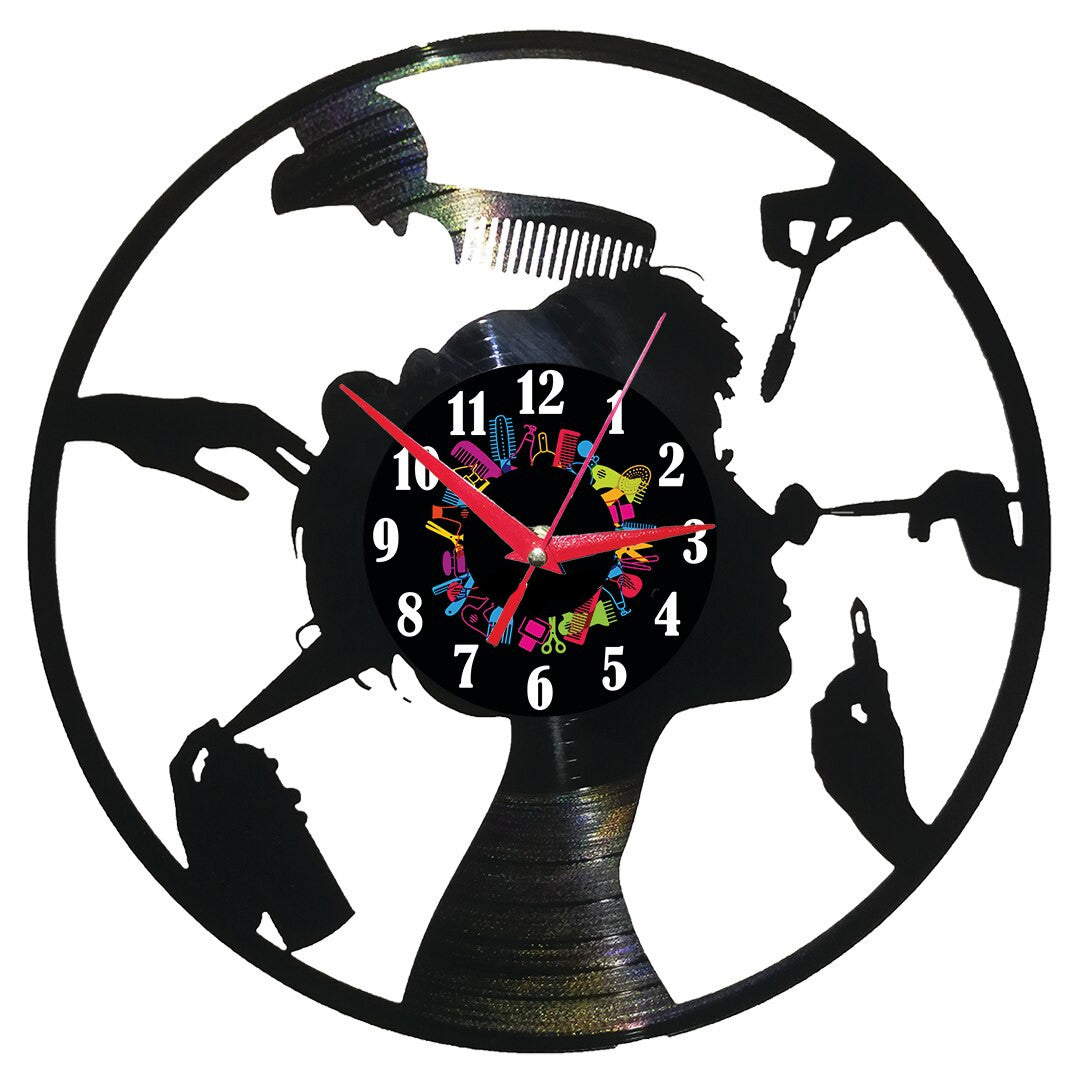 Orologio da parete Beauty Salon 2 realizzato a mano