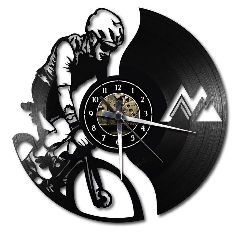 Orologio da parete ciclismo realizzato a mano
