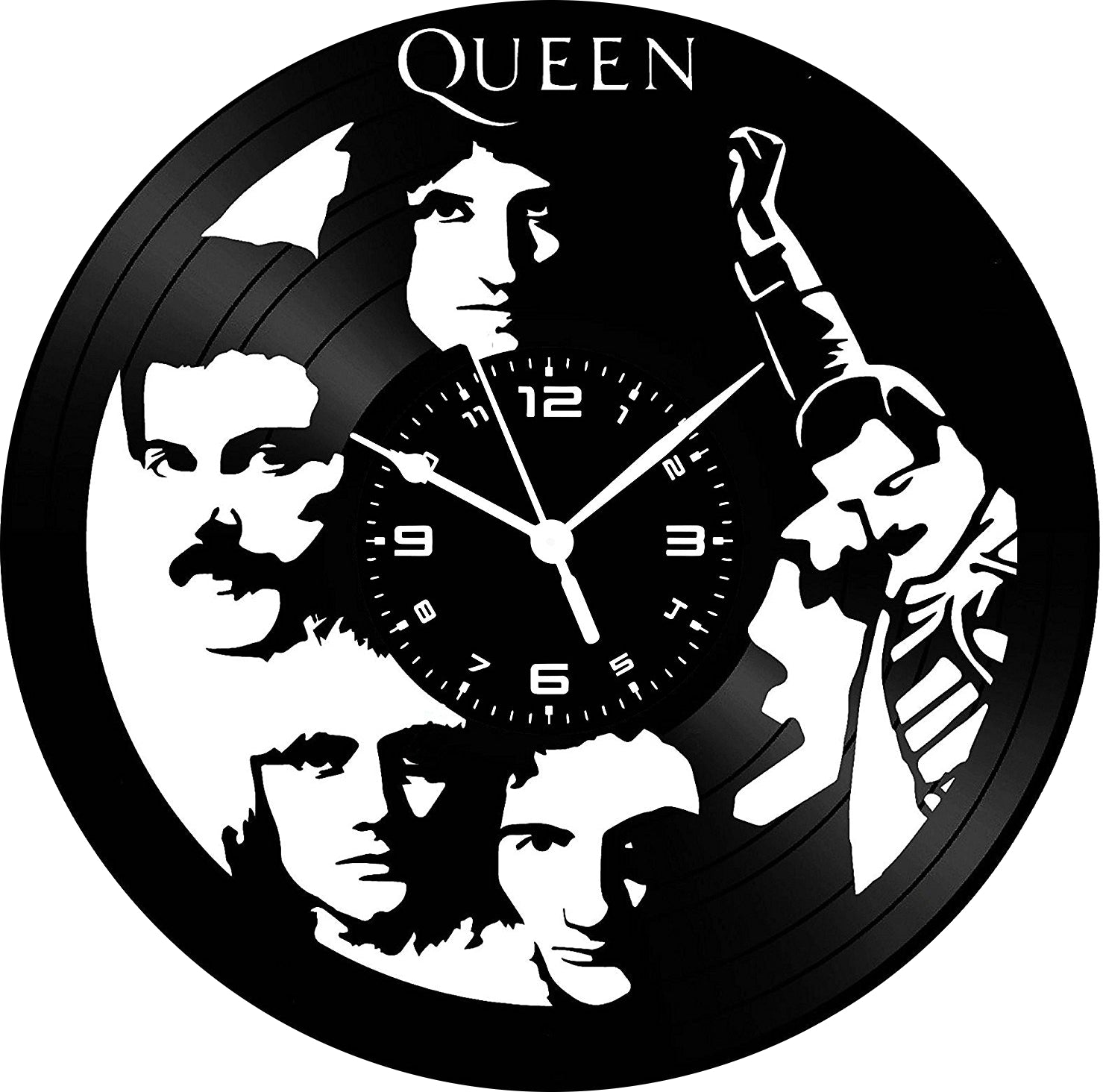 Orologio da parete Queen Band realizzato a mano