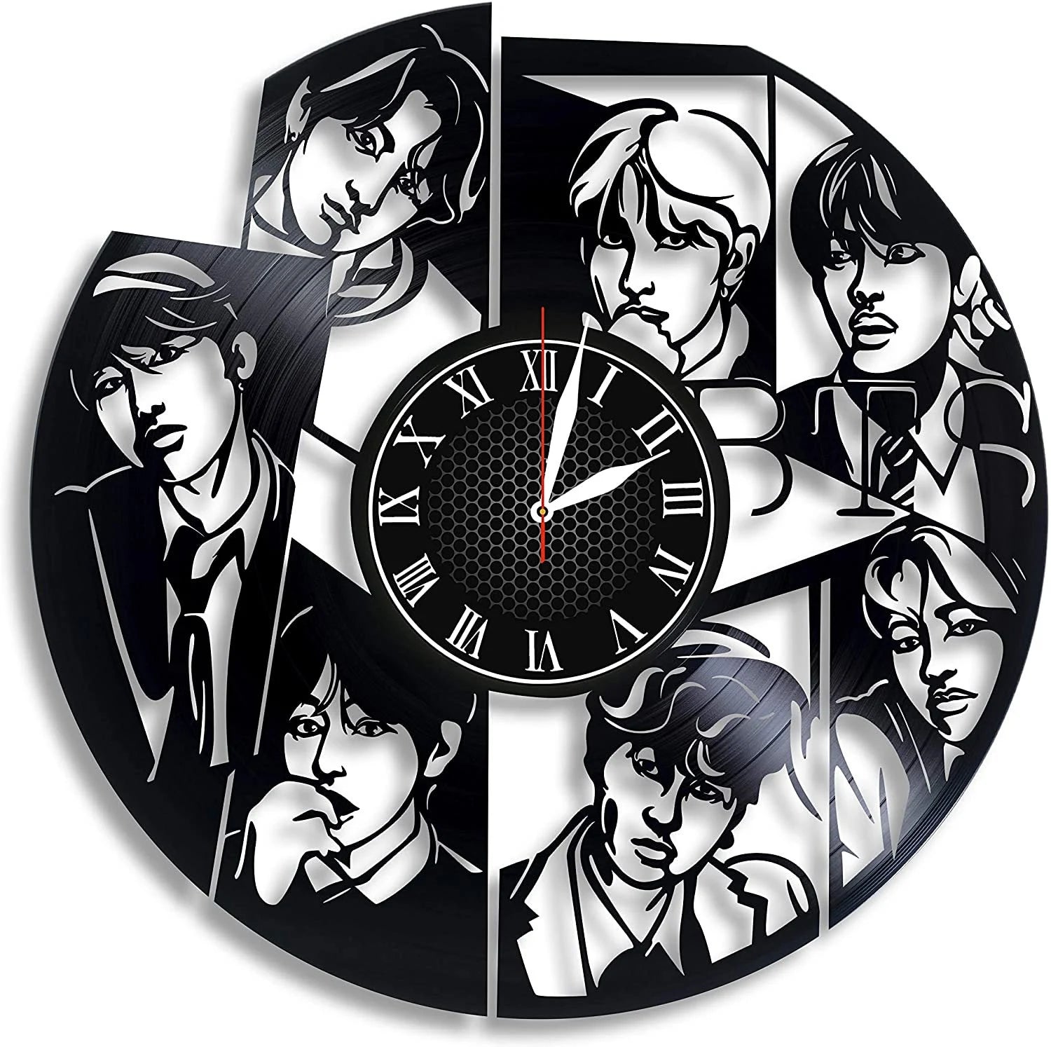 Orologio da parete BTS realizzato a mano