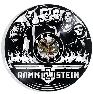 Orologio da parete RAMMSTEIN Band 2 realizzato a mano