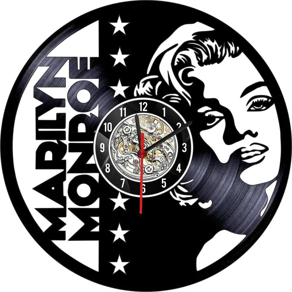 Orologio da parete Marilyn Monroe realizzato a mano